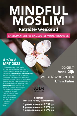 Mindful Moslim Retraite 2022 maart