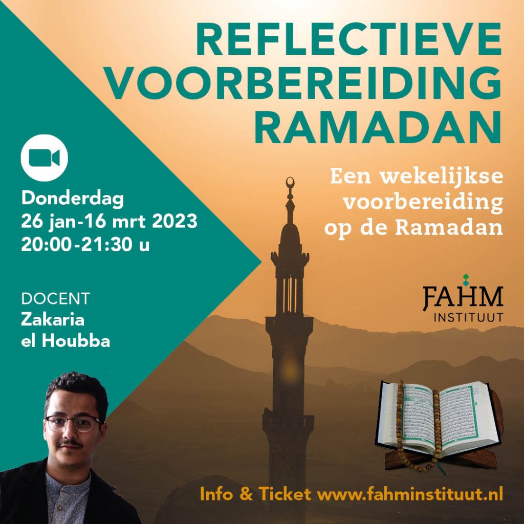 2023-01-26 - Cursus Reflectieve voorbereiding Ramadan - Zakaria el Houbba