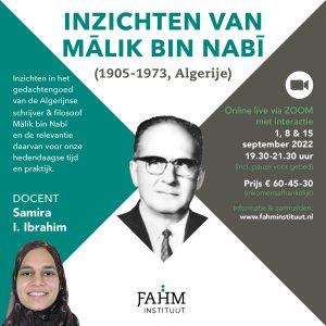 2021-09-01 - Cursus Inzichten van Malik bin Nabi - Samira I. Ibrahim 2