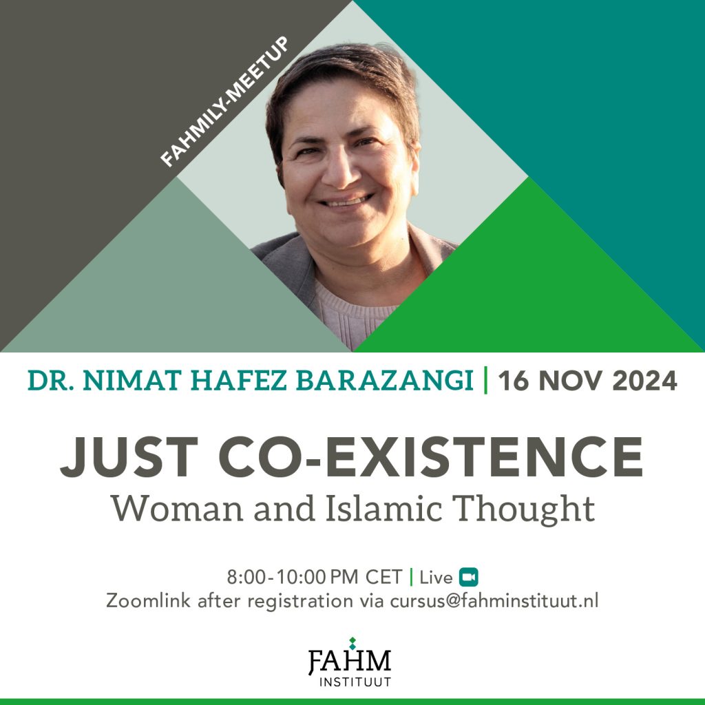 2024-11-16 lezing Just Co-Existence - Dr Nimat Hafez Barazangi
